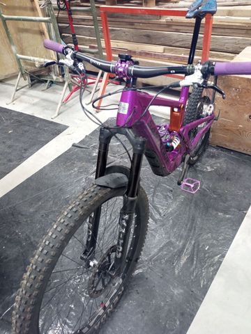 Gebrauchtes Santa Cruz HECKLER SL SRAM GX 2024 Mountainbike, Violett, Verschieden — Bild 4 von 10