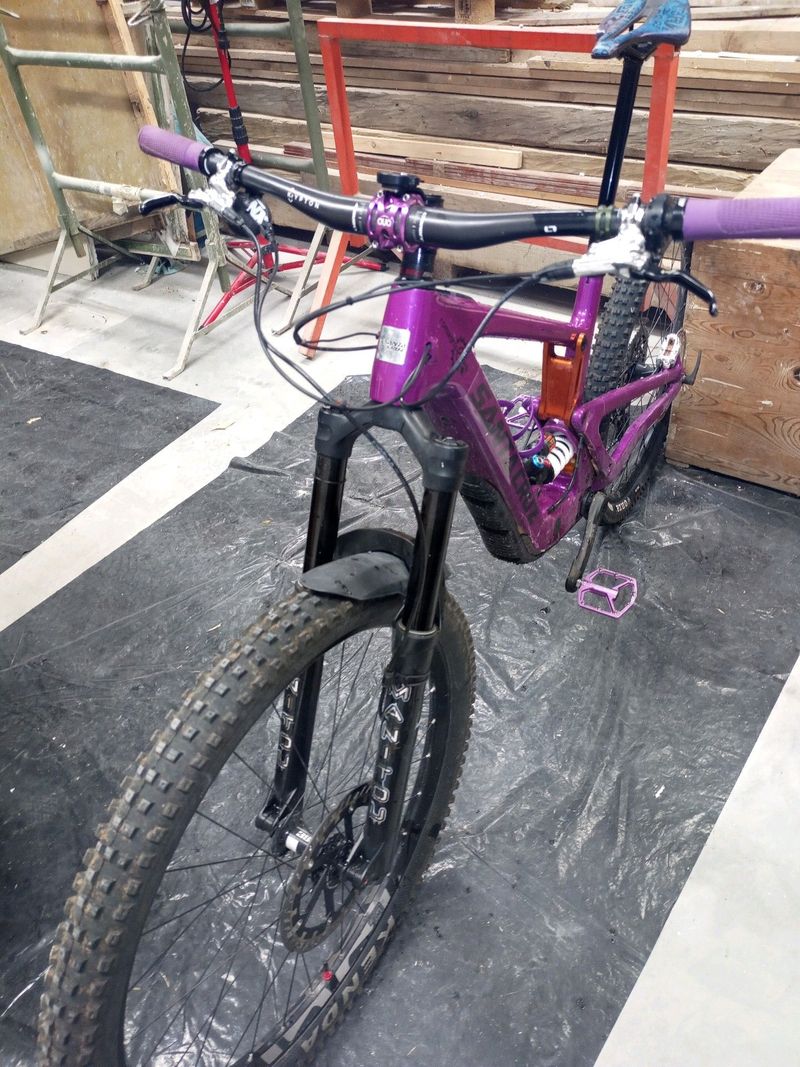 Gebrauchtes Santa Cruz HECKLER SL SRAM GX 2024 Mountainbike, Violett, Verschieden — Bild 5 von 10