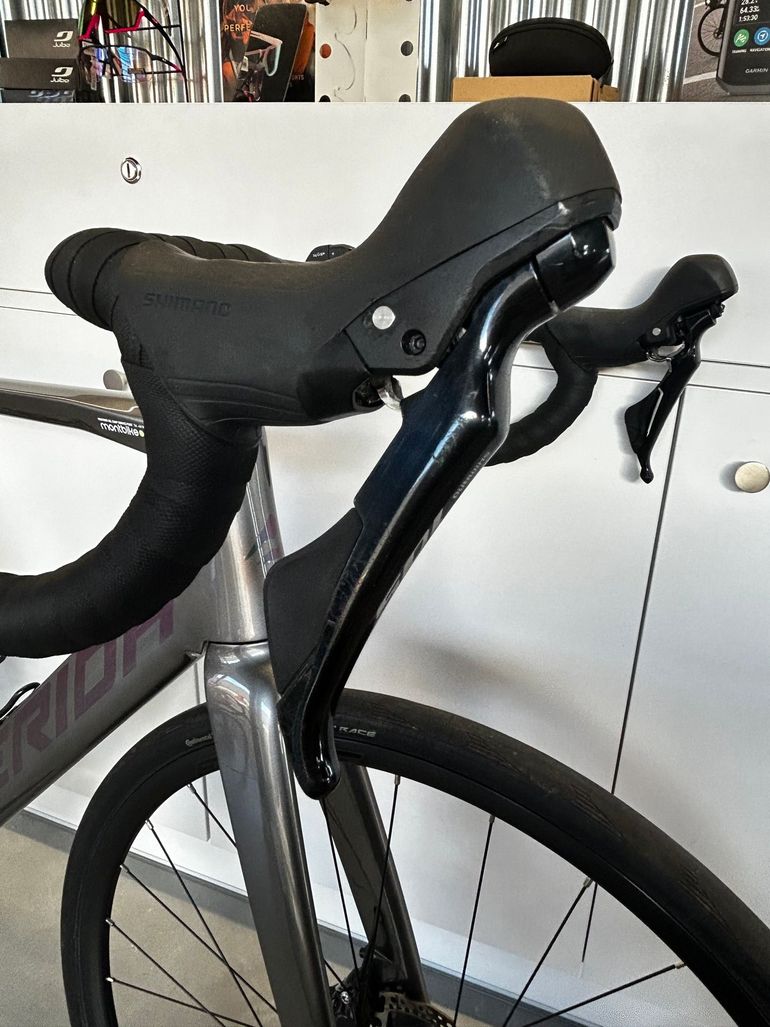 Used Merida REACTO LIMITED 2022 2022 Road & Gravel, Light Gray — image 9 of 12