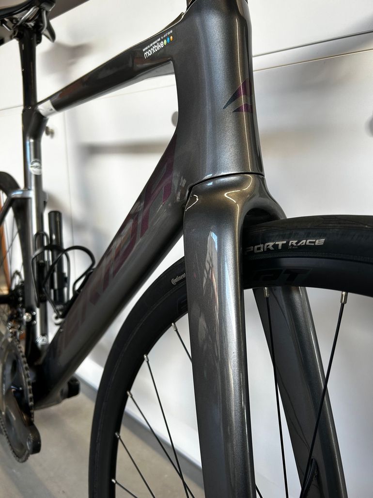 Used Merida REACTO LIMITED 2022 2022 Road & Gravel, Light Gray — image 8 of 12
