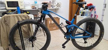 Used Mondraker F-podium SRAM XX1 Eagle AXS 2023 Mountainbike, Blue — image 3 of 4