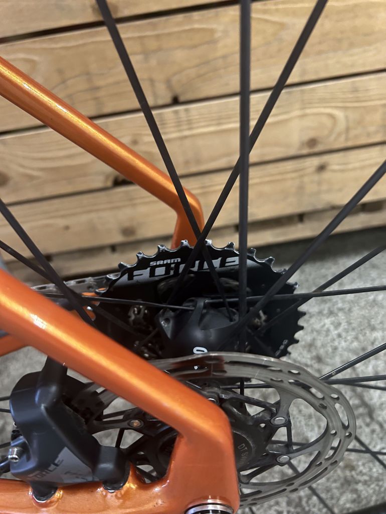 Used Canyon Inflite CF SLX 9 2023 2023 Road & Gravel, Orange — image 6 of 10