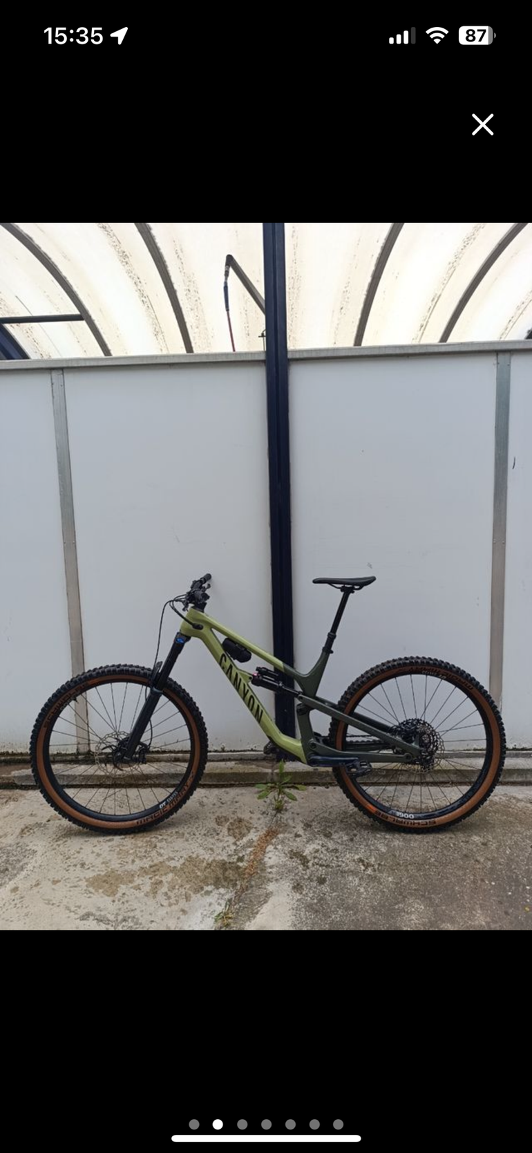Used Canyon Spectral 29 CF 7 2023 2023 Mountainbike, Green, 29 — image 2 of 7