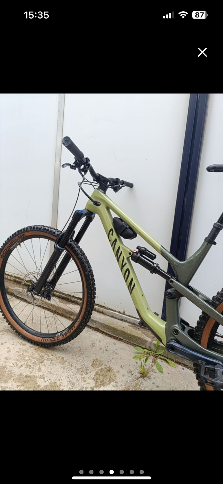 Used Canyon Spectral 29 CF 7 2023 2023 Mountainbike, Green, 29 — image 5 of 7