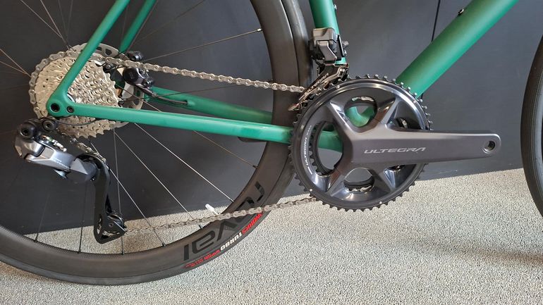 Used Specialized Aethos Expert 2022 2022 Road & Gravel, Green — image 5 of 5