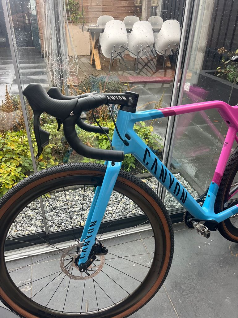 Used Canyon Inflite CF SL 8 2021 2021 Road & Gravel, Blue — image 4 of 6