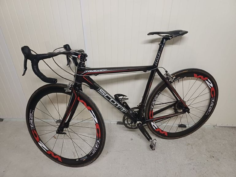 Used Scott Addict 2009 Road & Gravel, Black — image 2 of 9