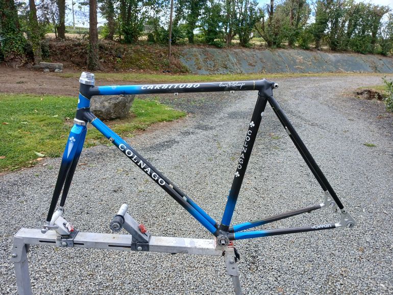 Used Colnago Carb Frameset 1992 Road & Gravel, Blue — image 4 of 5