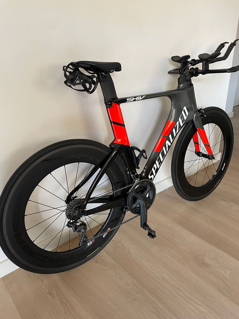 Used Specialized Shiv Expert 2018 2018 Road & Gravel, Red — image 2 of 4