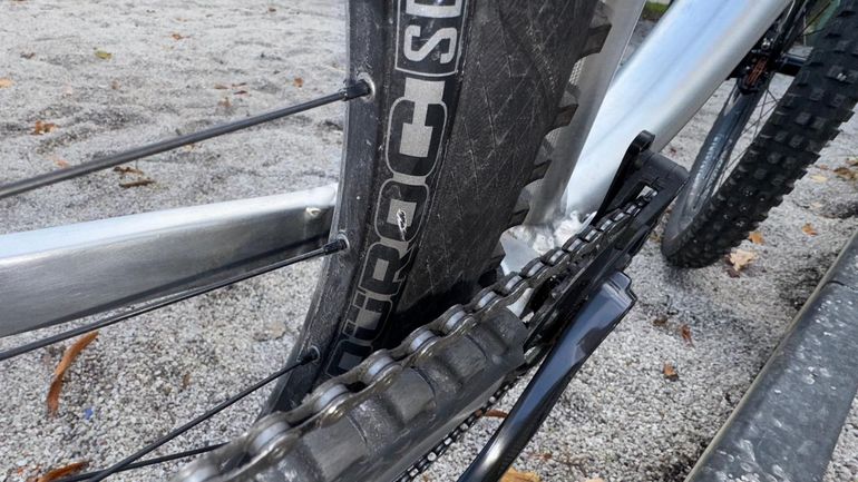 Used Alutech CheapTrick SRAM GX Eagle 2021 Mountainbike, Light Gray — image 13 of 14