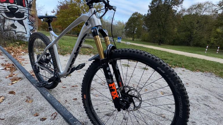 Used Alutech CheapTrick SRAM GX Eagle 2021 Mountainbike, Light Gray — image 2 of 14