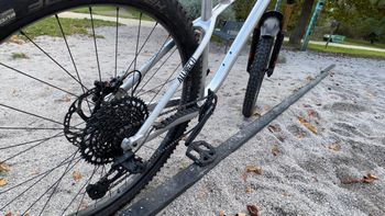 Used Alutech CheapTrick SRAM GX Eagle 2021 Mountainbike, Light Gray — image 4 of 14
