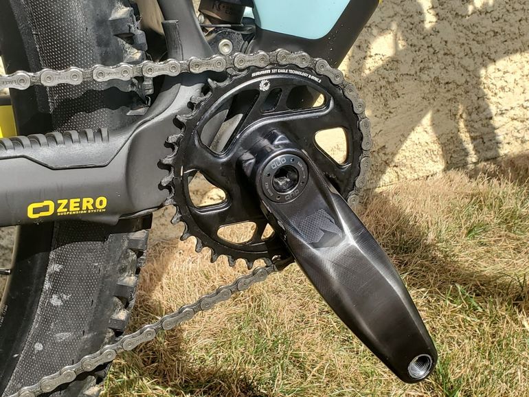 Used Mondraker F-podium SRAM GX Eagle 2021 Mountainbike, Blue — image 6 of 9