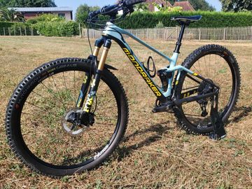 Used Mondraker F-podium SRAM GX Eagle 2021 Mountainbike, Blue — image 3 of 9