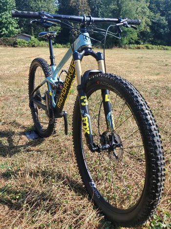Used Mondraker F-podium SRAM GX Eagle 2021 Mountainbike, Blue — image 2 of 9