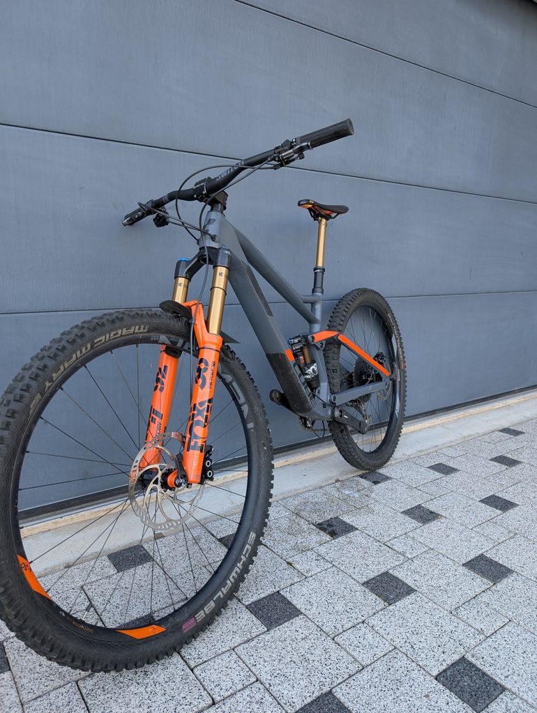 Used CUBE STEREO 150 C:68 TM 29 2019 2019 Mountainbike, Light Gray, 29 — image 4 of 5