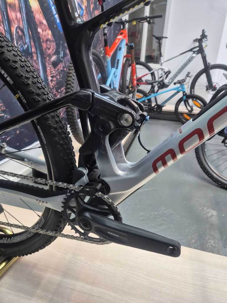 Used Mondraker F Podium R 2025 Mountainbike, Light Gray — image 4 of 6
