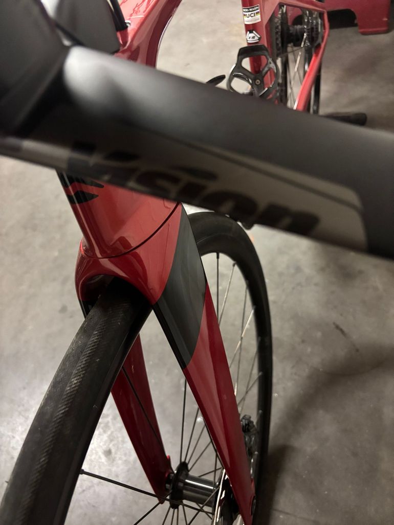 Used Merida TIME WARP TRI LIMITED 2023 2023 Road & Gravel, Red — image 7 of 20