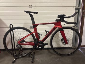Used Merida TIME WARP TRI LIMITED 2023 2023 Road & Gravel, Red — image 1 of 20