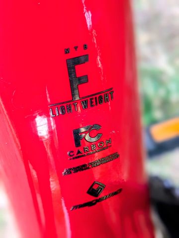 Used Megamo Factory 29 Carbon 2023 Mountainbike, Red — image 3 of 3