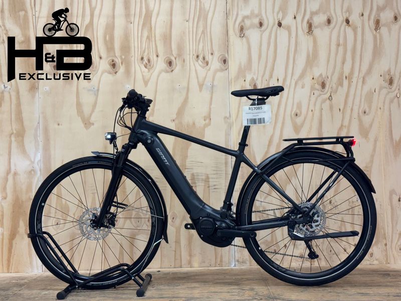Used Giant Explore E+1 GTS Shimano Deore 2022 Mountainbike, Black — image 2 of 12