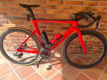 Used BMC Timemachine ROAD 01 THREE 2022 2022 Road & Gravel, Red — image 2 of 6