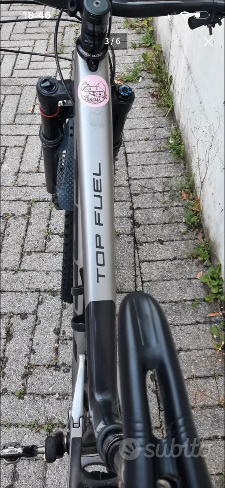 Used Trek Top fuel SRAM X01 2020 Mountainbike, Light Gray — image 5 of 7