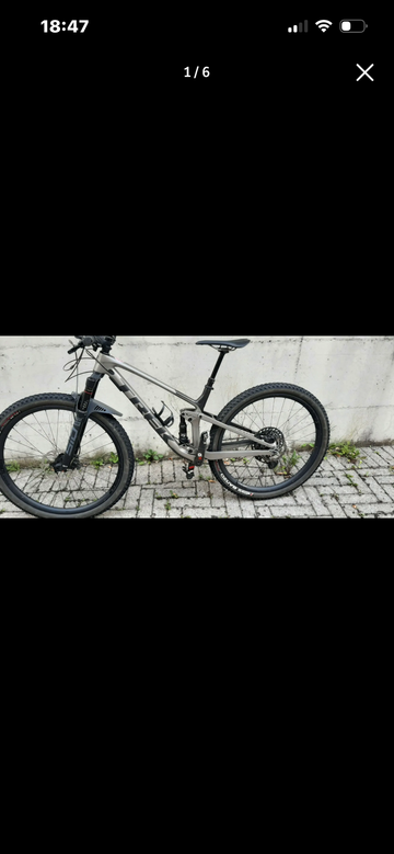 Used Trek Top fuel SRAM X01 2020 Mountainbike, Light Gray — image 2 of 7