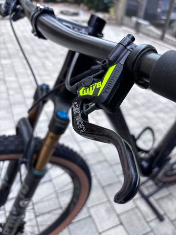 Gebrauchtes Lee Cougan Rampage RE Sram Eagle Transmission XX 2023 Mountainbike, Schwarz — Bild 6 von 13