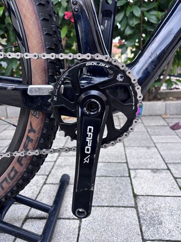Gebrauchtes Lee Cougan Rampage RE Sram Eagle Transmission XX 2023 Mountainbike, Schwarz — Bild 5 von 13
