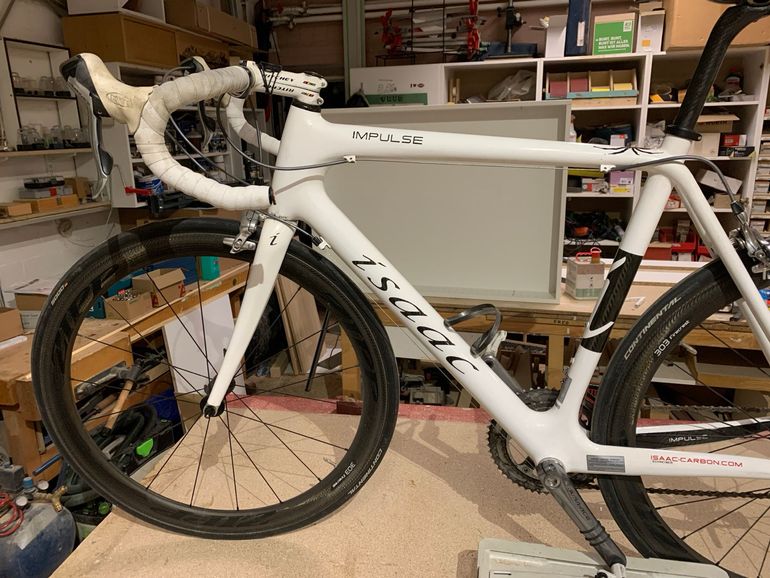 Used Issac Impulse 2016 Road & Gravel, White — image 10 of 14