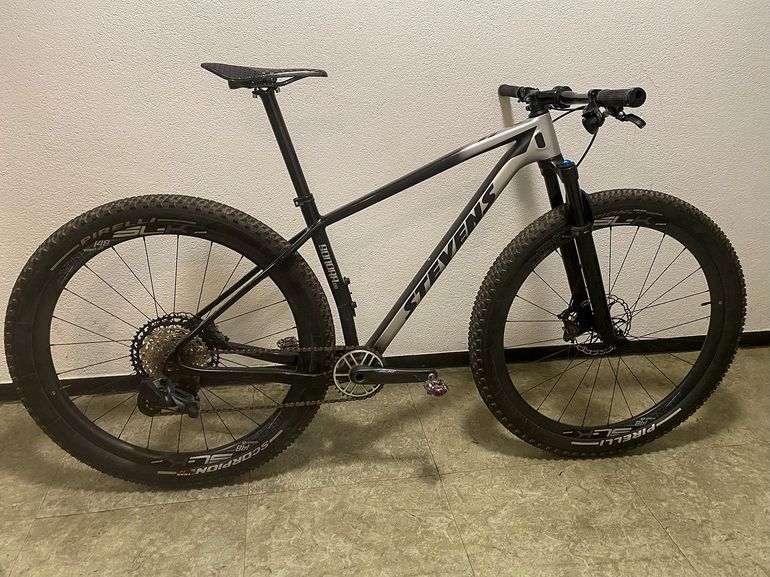 Used Stevens Sonora SRAM GX Eagle 2022 Mountainbike, Light Gray — image 2 of 10