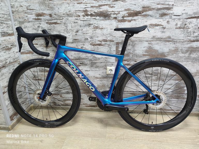 Used Colnago V4RS Disc 2025 2025 Road & Gravel, Blue — image 13 of 21