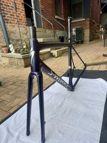 Used Specialized S-Works Aethos Frameset Frameset 2023 Road & Gravel, Blue — image 2 of 6