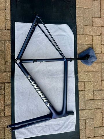 Used Specialized S-Works Aethos Frameset Frameset 2023 Road & Gravel, Blue — image 3 of 6