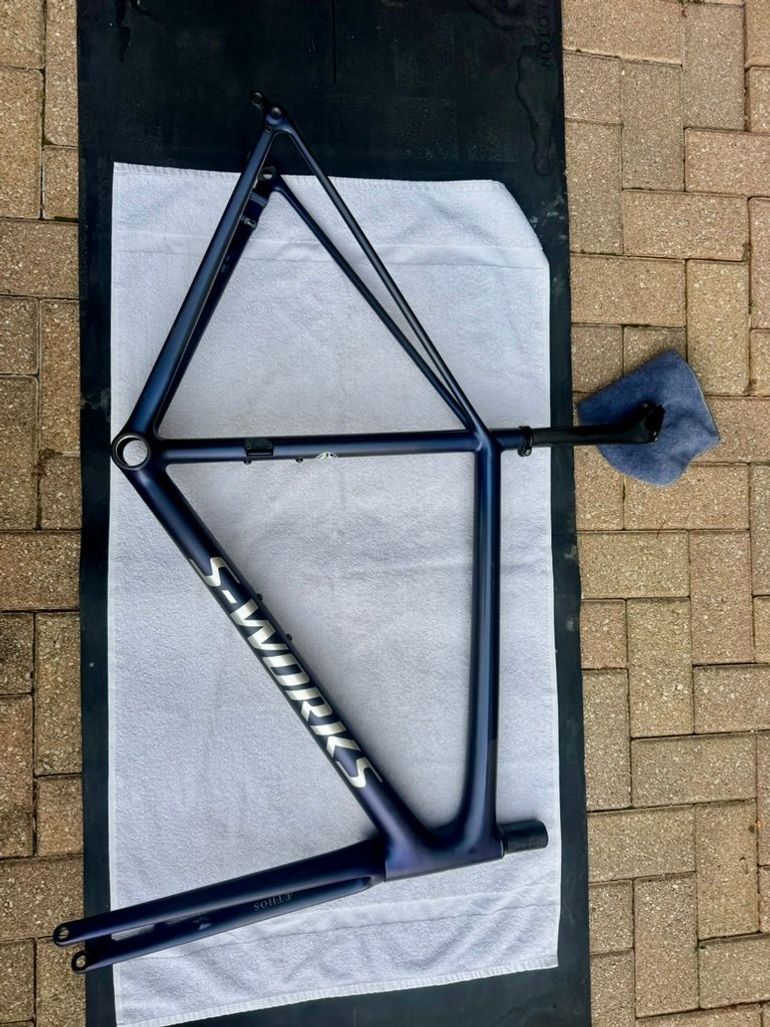 Used Specialized S-Works Aethos Frameset Frameset 2023 Road & Gravel, Blue — image 3 of 6