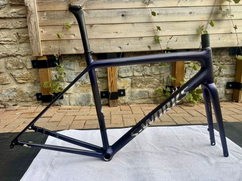 Used Specialized S-Works Aethos Frameset Frameset 2023 Road & Gravel, Blue — image 1 of 6