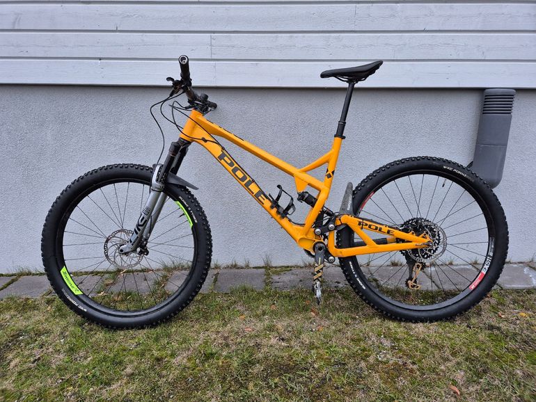 Used Pole Evolink 131/110 Frameset 2020 Mountainbike, Orange — image 2 of 9