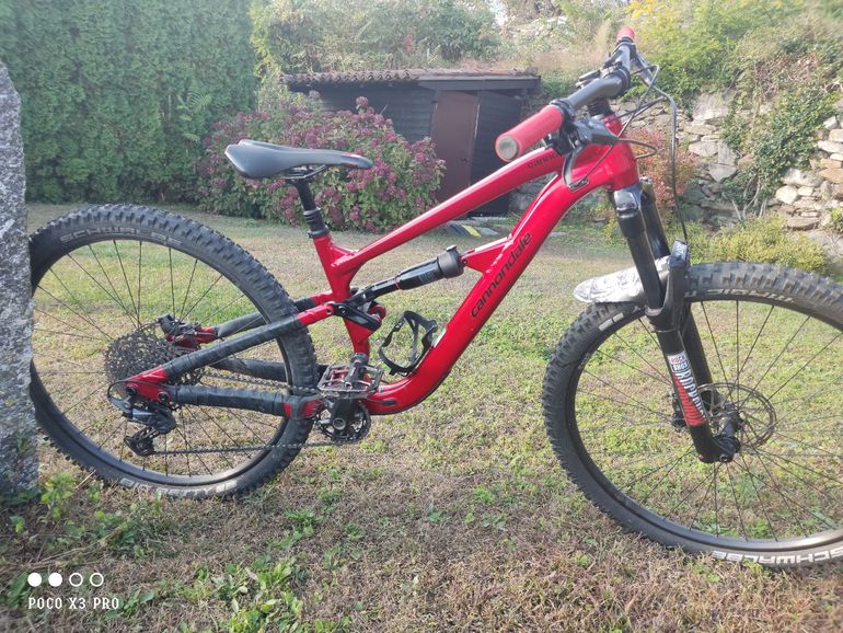 Used Cannondale Habit 4 2024 2024 Mountainbike, Red, 27.5 — image 2 of 8