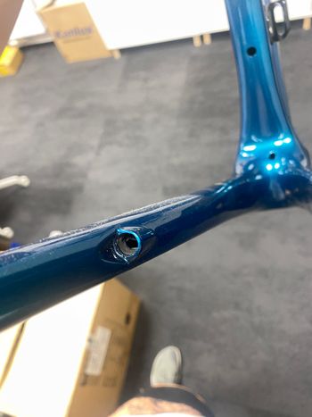 Used Cannondale Hi-mod Frameset 2021 Road & Gravel, Blue — image 5 of 10