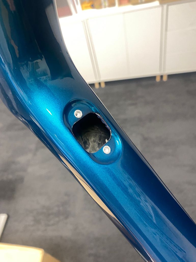 Used Cannondale Hi-mod Frameset 2021 Road & Gravel, Blue — image 7 of 10