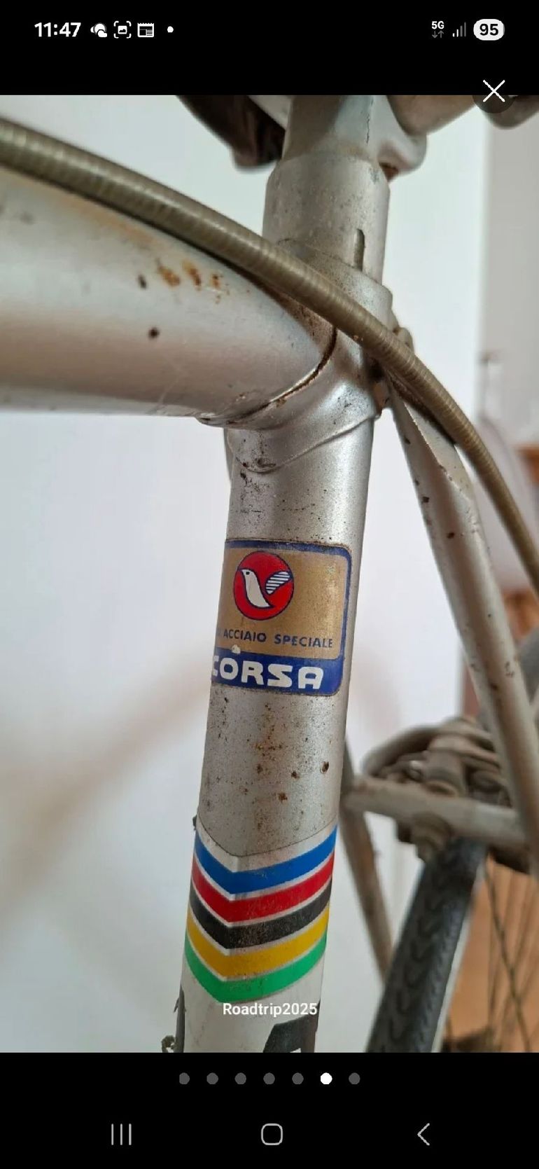 Used Vintage CORBETTA 1978 Road & Gravel, Light Gray — image 7 of 9