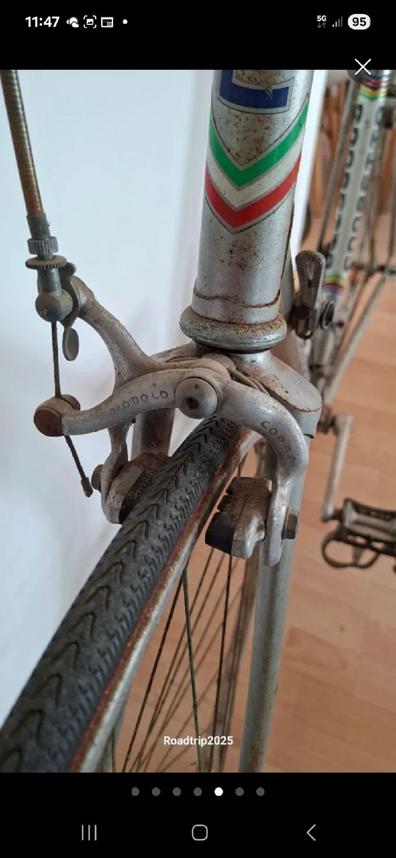 Used Vintage CORBETTA 1978 Road & Gravel, Light Gray — image 6 of 9
