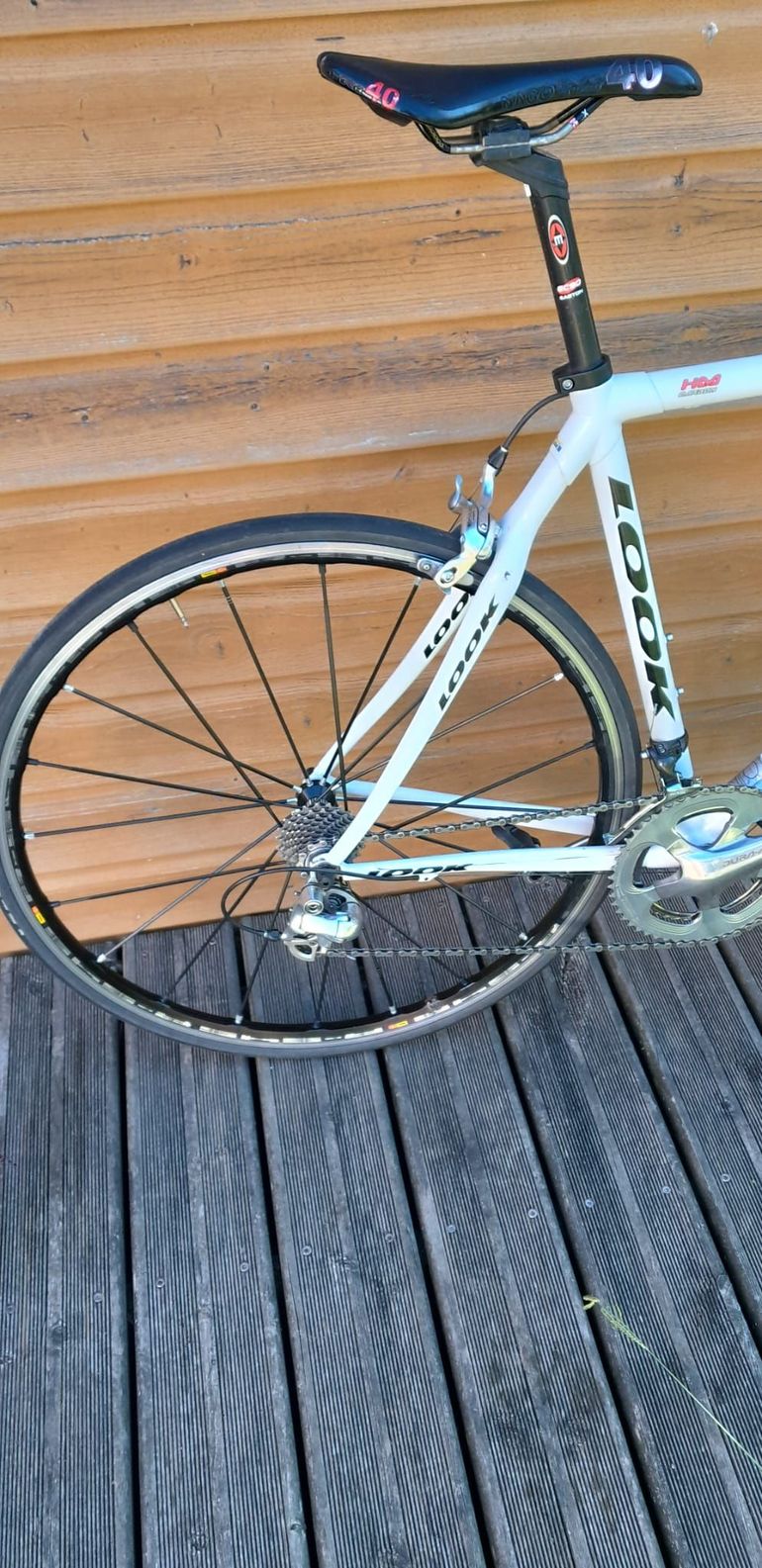 Used Look 585 2009 Road & Gravel, White — image 3 of 6
