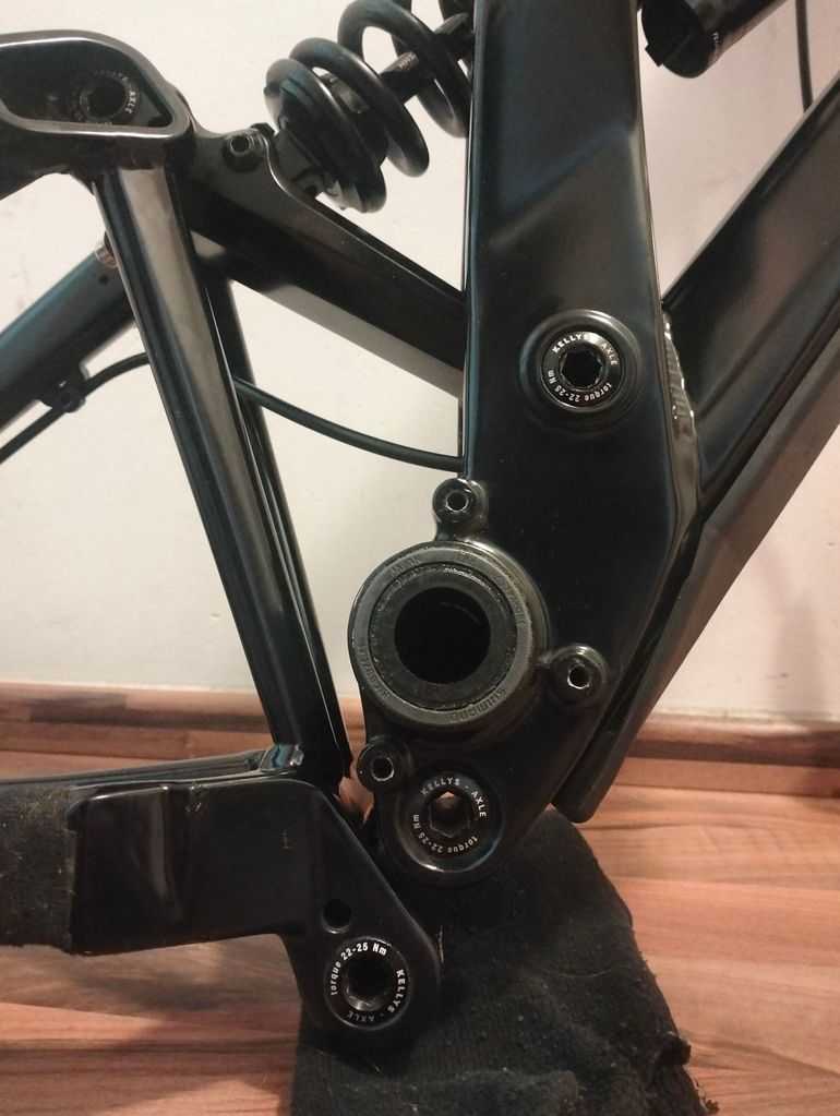 Used Kellys Noid Frameset 2021 Mountainbike, Black — image 3 of 9