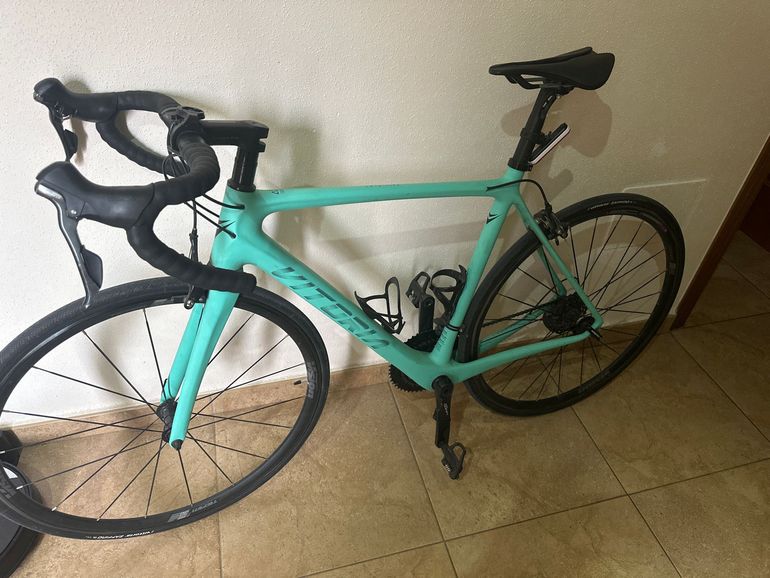 Used Vitoria Velo SL02 2022 Road & Gravel, Green — image 2 of 8