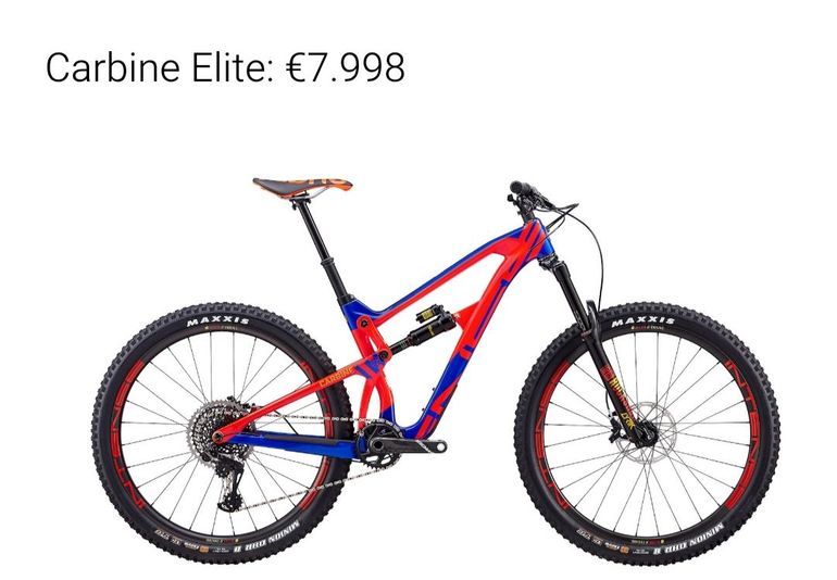 Used Intense Carbine 2019 Mountainbike, Orange — image 2 of 14