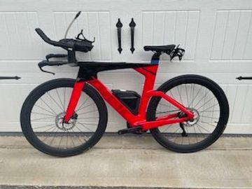 Used Trek Speed concept Shimano 105 Di2 2023 Road & Gravel, Red — image 2 of 3