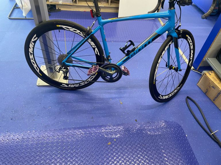 Used Giant Contend Shimano Tiagra 2020 Road & Gravel, Blue — image 2 of 5