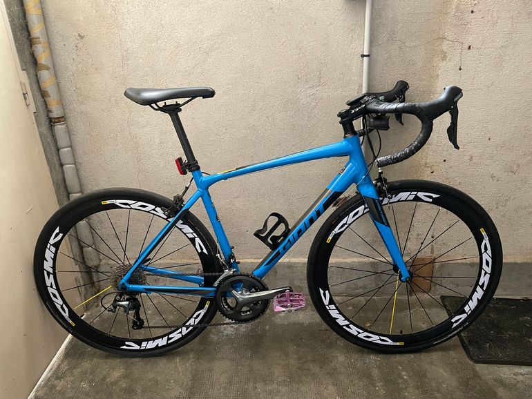 Used Giant Contend Shimano Tiagra 2020 Road & Gravel, Blue — image 1 of 5